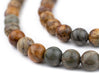 Round Creek Jasper Beads (Large Hole) (10mm) - The Bead Chest
