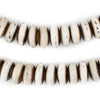 Grey Bone Mala Disk Beads (14mm)