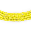 Yellow Matte Glass Seed Beads (4mm)