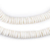White Bone Button Beads (8mm)