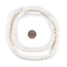 White Bone Button Beads (8mm) - The Bead Chest