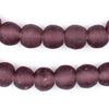 Purple Recycled Glass Beads (14mm)