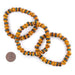 Orange Nepal Mala Bracelet - The Bead Chest