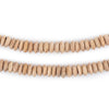 Wood Saucer Beads (6mm)