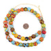 House Medley Round Fused Recycled Glass Beads (14mm) - The Bead Chest