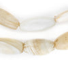 Old Nigerian White Agate Beads (9-17mm)