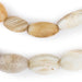 Old Nigerian White Agate Beads (9-17mm) - The Bead Chest