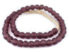 Purple Recycled Glass Beads (14mm) - The Bead Chest