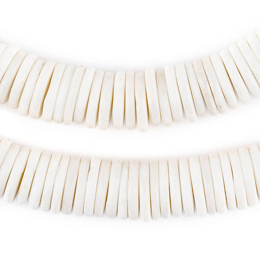 White Bone Button Beads (12mm) - The Bead Chest