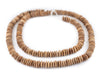 Wood Saucer Beads (8mm) - The Bead Chest