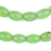 Vintage Translucent Green Colodonte Beads