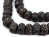 Antiqued Eye Rondelle Tibetan Agate Beads (10x15mm) - The Bead Chest