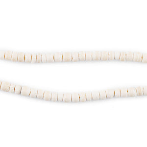White Natural Coconut Beads (4mm)