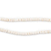 White Natural Coconut Beads (4mm)
