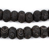 Antiqued Eye Rondelle Tibetan Agate Beads (10x15mm)