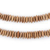 Wood Saucer Beads (8mm)