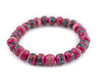 Pink Nepal Mala Bracelet