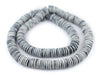 Light Grey Bone Button Beads (12mm) - The Bead Chest