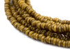 Vintage Orange Java Glass Heishi Beads - The Bead Chest