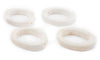 White Camel Bone Ring Beads (Set of 4)