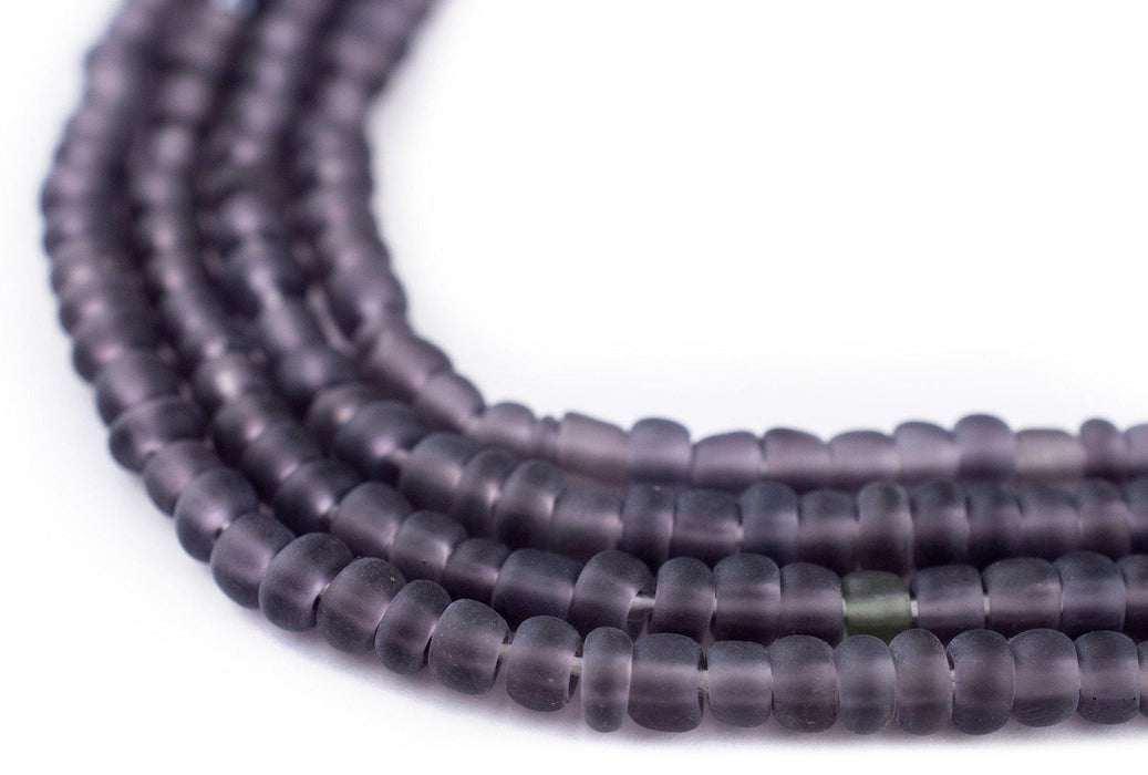 Translucent Purple Matte Glass Seed Beads (4mm) - The Bead Chest