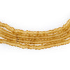 Translucent Amber Matte Glass Seed Beads (4mm)
