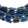 Blue Roman Glass Bangle Beads
