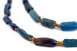 Blue Roman Glass Bangle Beads - The Bead Chest
