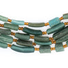Green Roman Glass Bangle Beads