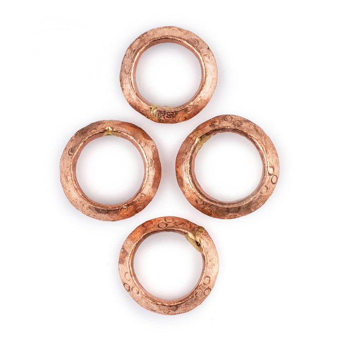Copper Wollo Rings (22mm) (Set of 4) - The Bead Chest