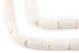 White Bone Hair Pipe Beads (0.5 inch, 12mm) - The Bead Chest