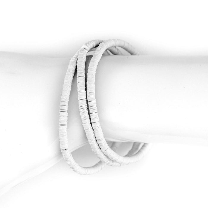 White African Vinyl Stretch Bracelet - The Bead Chest