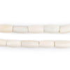 White Bone Hair Pipe Beads (0.5 inch, 12mm)