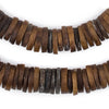 Brown Coconut Bone Heishi Beads (14mm)