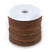3.0mm Brown Flat Suede Leather Cord (75ft) - The Bead Chest