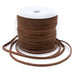 3.0mm Brown Flat Suede Leather Cord (75ft) - The Bead Chest