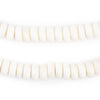 White Bone Mala Disk Beads (8mm)