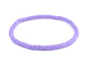 Light Purple African Vinyl Stretch Bracelet