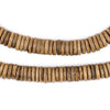 Brown Bone Button Beads (8mm)
