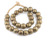 Jumbo Round Nigerian Brass Beads (20mm) - The Bead Chest