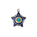 Blue & Turquoise Nepal Five Star Pendant - The Bead Chest