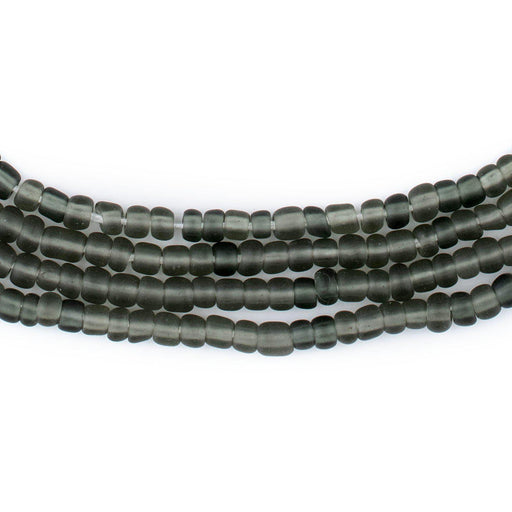 Grey Matte Glass Seed Beads (4mm) - The Bead Chest