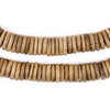 Brown Bone Button Beads (10mm)