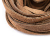 5.0mm Tan Flat Suede Leather Cord (15ft)