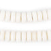 White Bone Mala Disk Beads (14mm) - The Bead Chest
