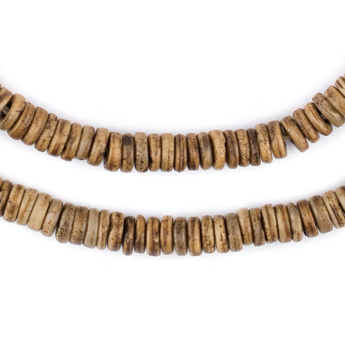 Brown Bone Beads