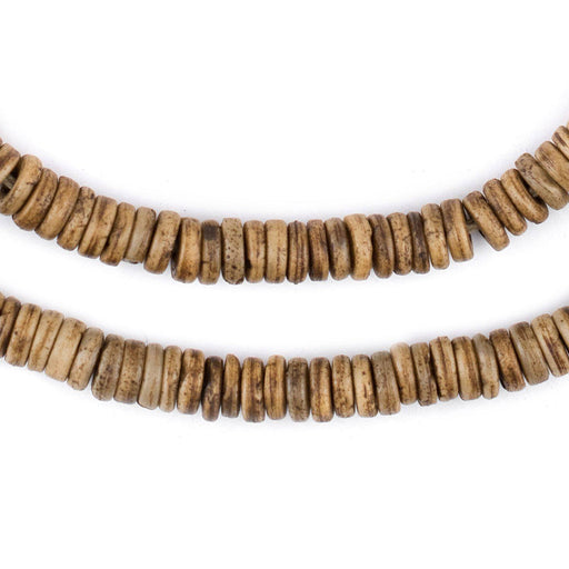 Brown Bone Button Beads (6mm) - The Bead Chest