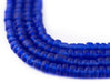 Translucent Cobalt Blue Matte Glass Seed Beads (4mm) - The Bead Chest