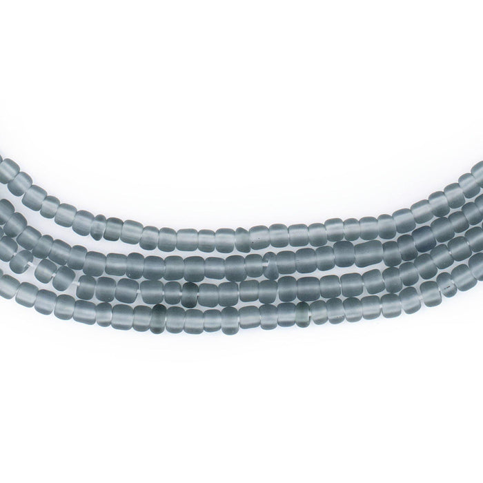 Grey Matte Glass Seed Beads (3mm) - The Bead Chest