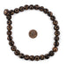 Antiqued Round Tibetan Agate Beads (12mm) - The Bead Chest